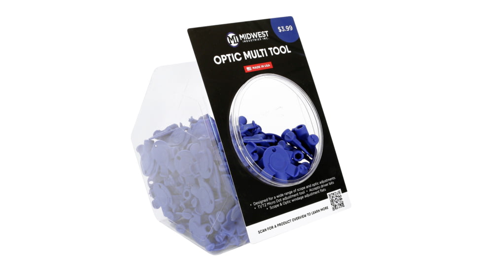 Midwest Industries Optic Multi Tool, Blue, 150 Piece Display, MI-OMT-DISPLAY