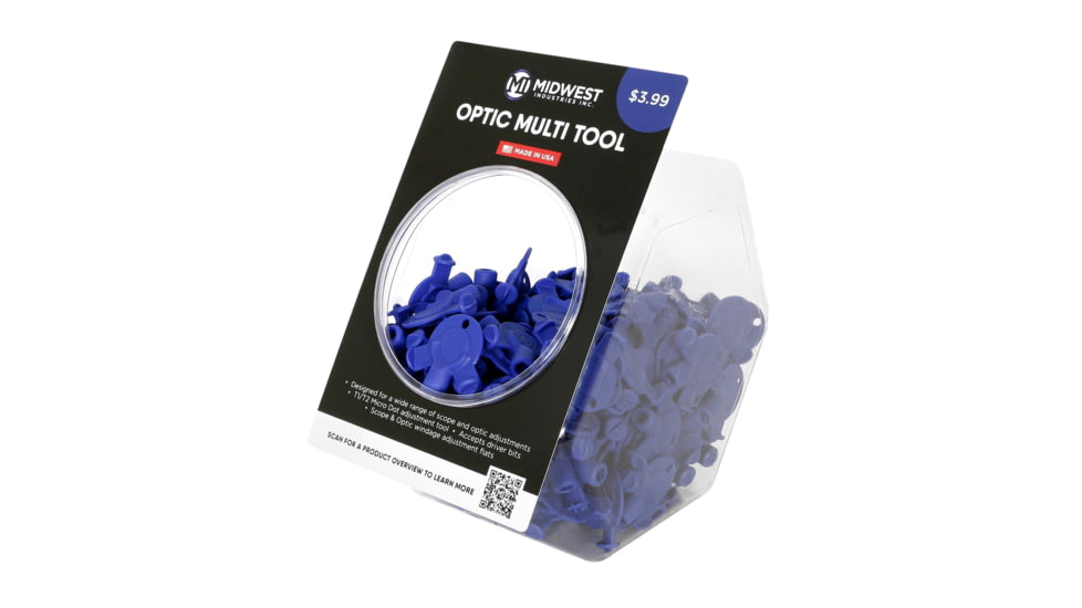 Midwest Industries Optic Multi Tool, Blue, 150 Piece Display, MI-OMT-DISPLAY