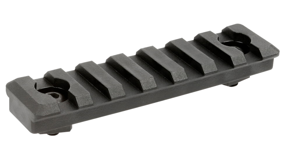 Midwest Industries Polymer M-Lok Rail Section, 5 Slot, Black, MI-5PMR
