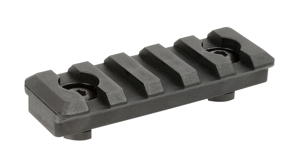Midwest Industries Polymer M-Lok Rail Section, 7 Slot, Black, MI-7PMR