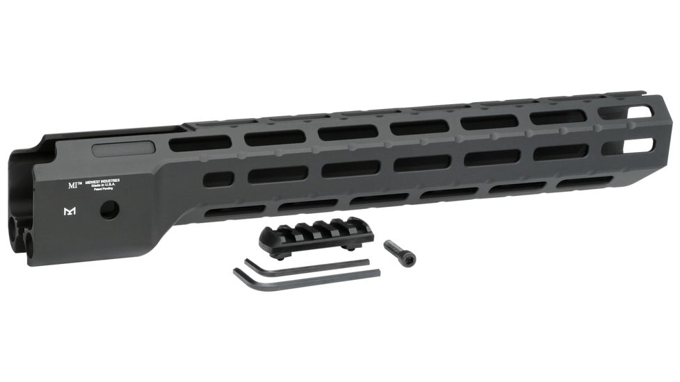 Midwest Industries Ruger PC9 Combat Rail, 14in Long Extended Handguard, Black, MI-CRPC9X