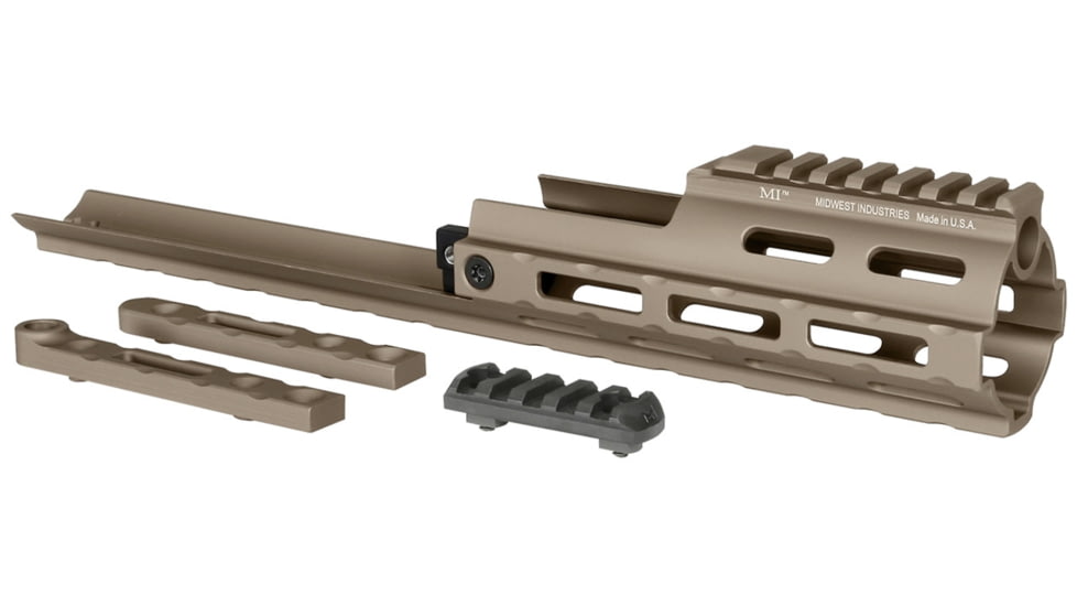 Midwest Industries SCAR SOCOM Extended M-Lok Compatible, Flat Dark Earth, MI-S1617SXM-FDE