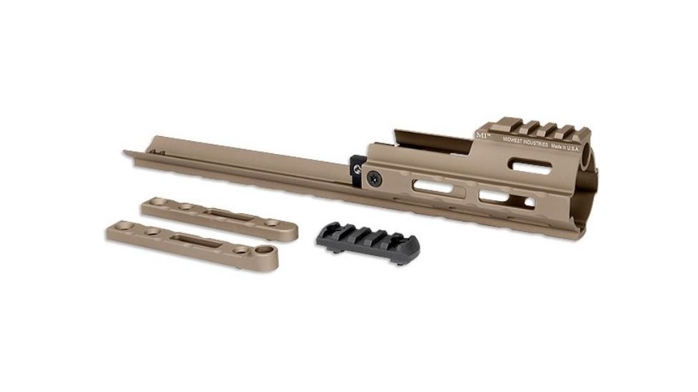 Midwest Industries SCAR SOCOM Handguard M-Lok Compatible, Flat Dark Earth, MI-S1617SM-FDE