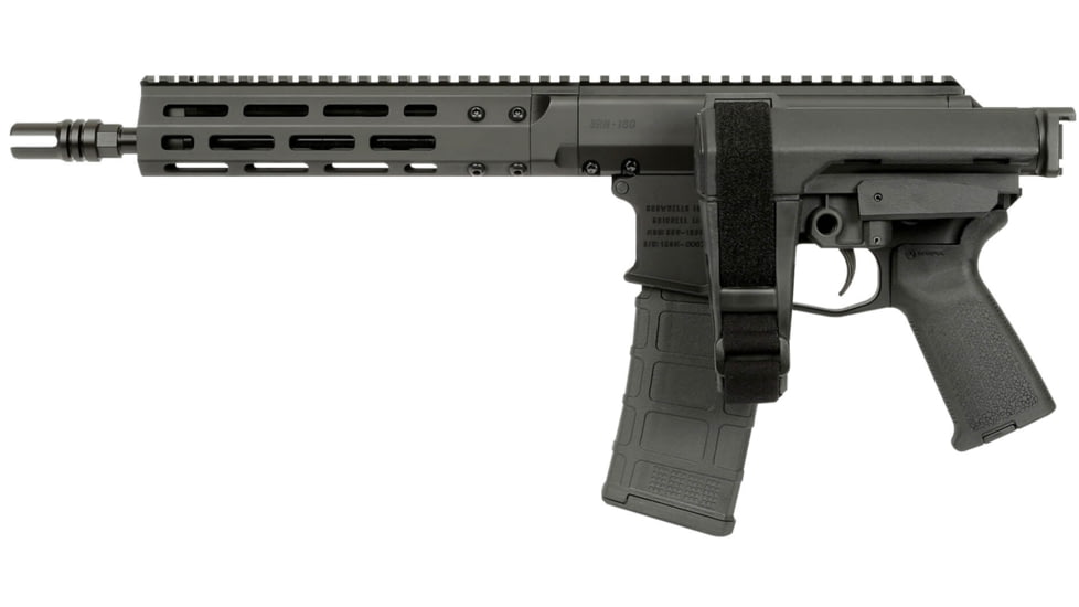 Midwest Industries Side Folder With MI Stock Tube, Black, MI-STAP-SF