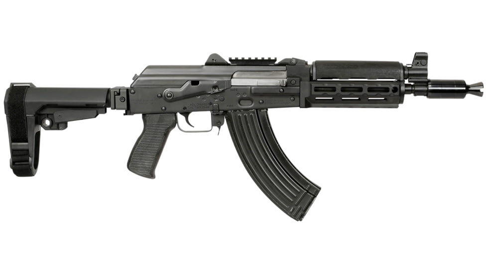 Midwest Industries Side Folder With MI Stock Tube, Black, MI-STAP-SF