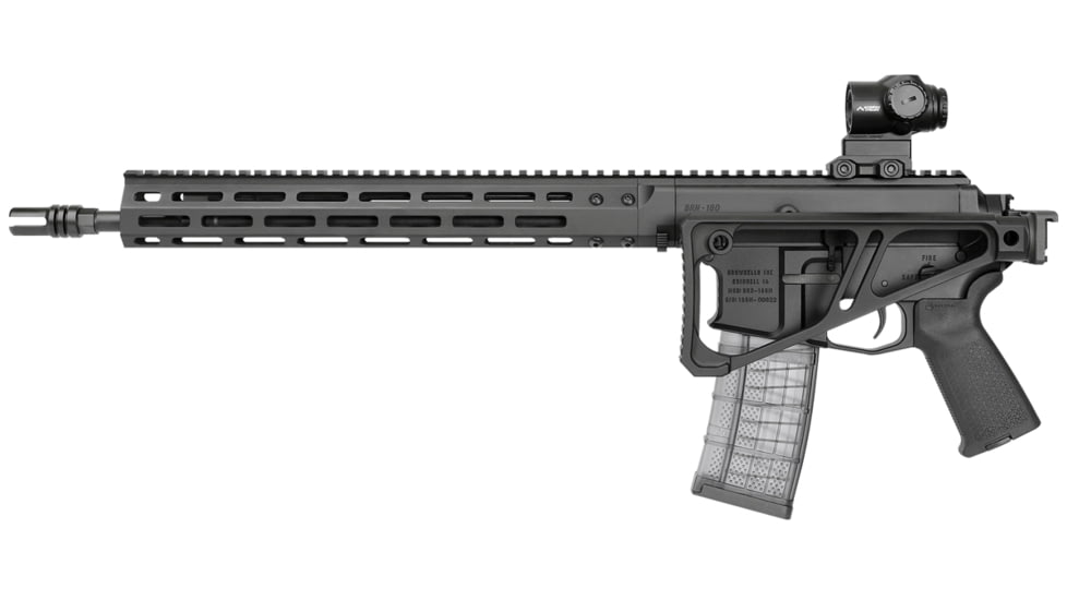 Midwest Industries Side Folding Fixed Extruded Stock, Black, MI-STAP-SF-FES