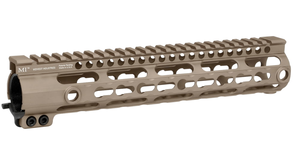 Midwest Industries SS Series KeyMod Handguard 10in, Flat Dark Earth, MI-SSK10G3-FDE