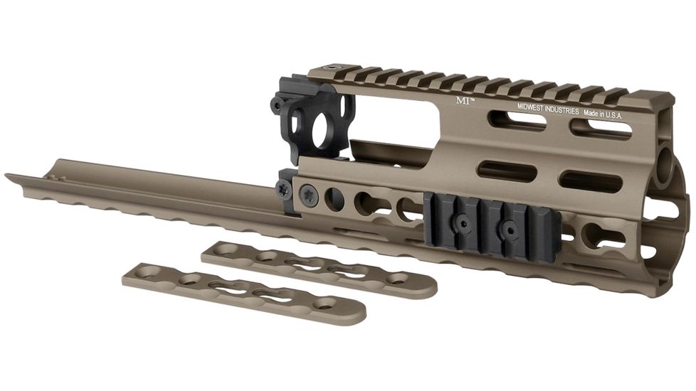 Midwest Industries SSR Scar Rail Extension KeyMod, Flat Dark Earth, MI-S1617-SSRK-FDE