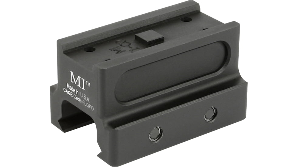 Midwest Industries T1/T2 Red Dot Optic Mount, Absolute Co-Witness, Black, MI-T1-CO