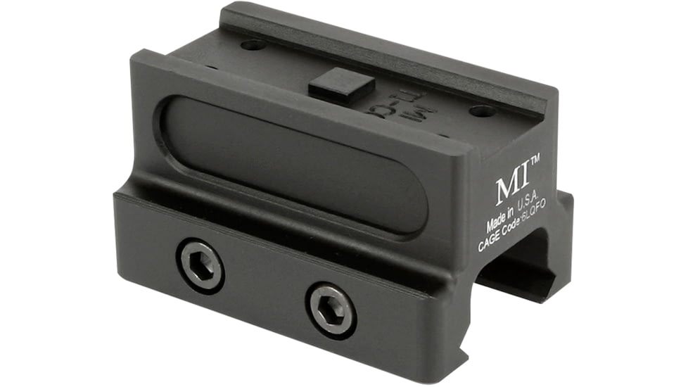 Midwest Industries T1/T2 Red Dot Optic Mount, Absolute Co-Witness, Black, MI-T1-CO