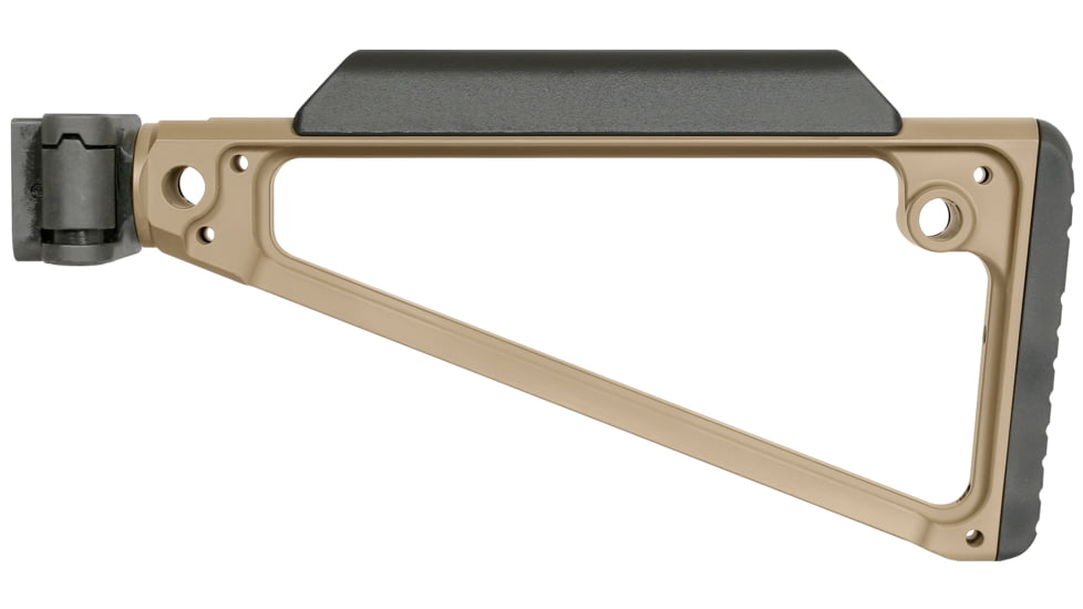 Midwest Industries Triangle Side Folding Stock, FDE, MI-TRI-SF-FDE