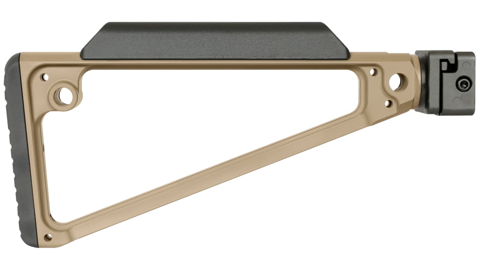 Midwest Industries Triangle Side Folding Stock, FDE, MI-TRI-SF-FDE