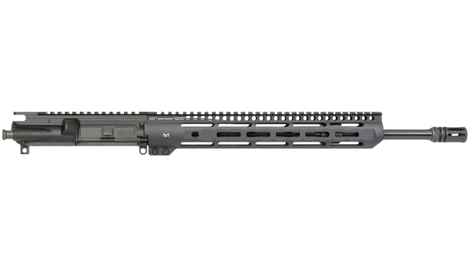 Midwest Industries Upper Receiver Group, 16 inch Barrel, .223 Wylde, 12.625 inch Slim Line Series M-LOK Handguard, Mid-Length, A2 Flash Hider, Black, MI-N16SLH12-U