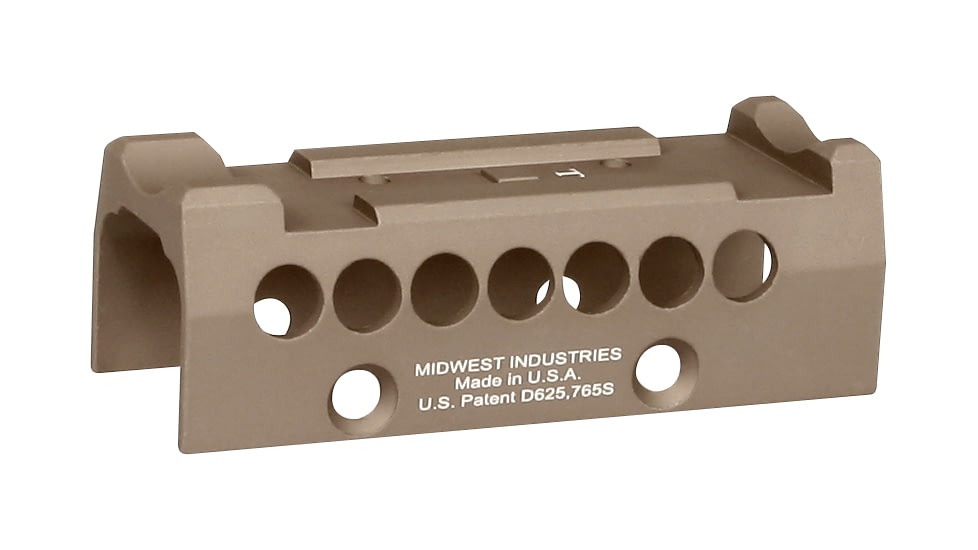 Midwest Industries Vortex Sparc Primary Arms Top Cover for AK 47 / 74, Flat Dark Earth, MI-AK-T1/VS-FDE