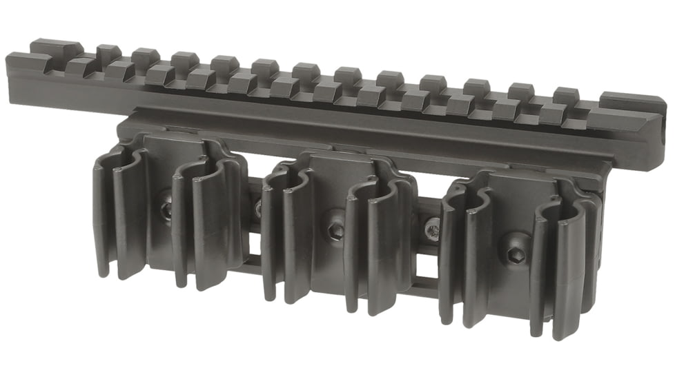 Midwest Industries Optic Rail Shell Holder Series Marlin/Henry 30?30, 45?70, Length 6.0in, Pieces 1, Cant 0, Black, MI?ORSH?1895X5