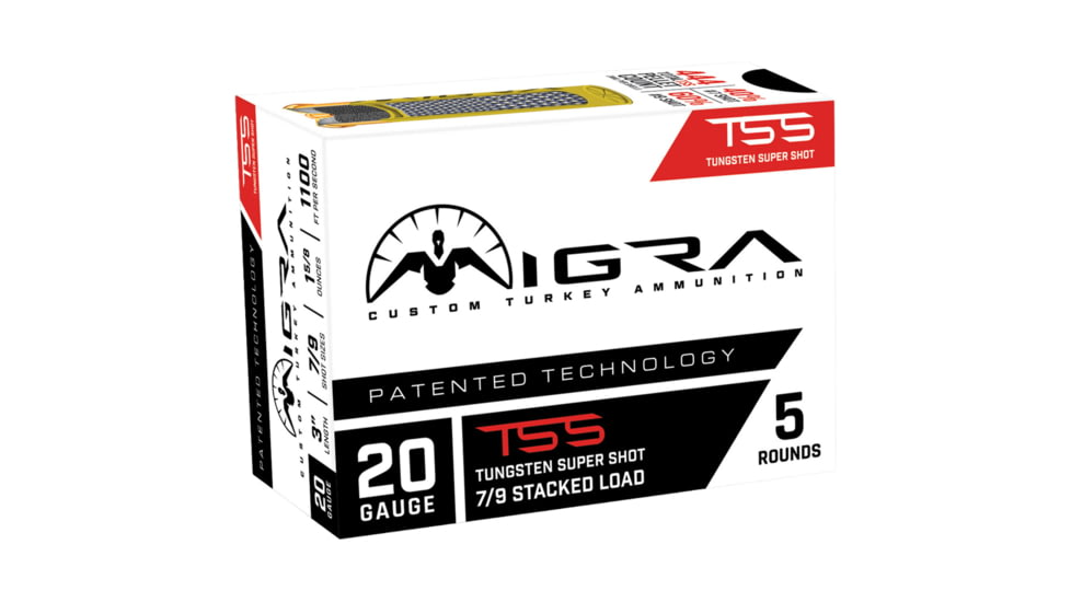 Migra Hybrid Custom Turkey 20 Gauge 1 5/8 oz 3in Shotgun Ammo, 5/9 Shot 5 Rounds, 1103173
