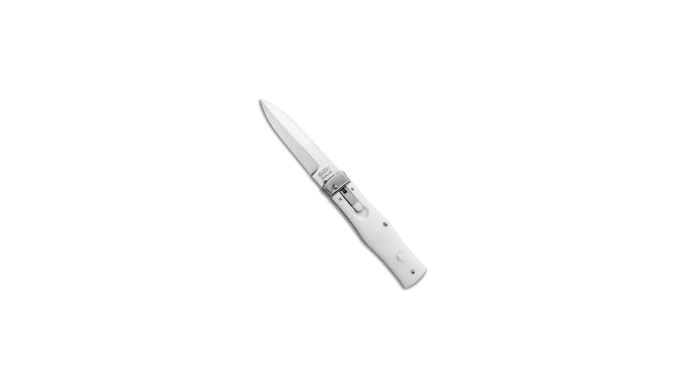 Mikov Mikov 241 Predator Lever Lock Automatic Knife White 3.75" Polish, White, 420, adult, BHQ-92017