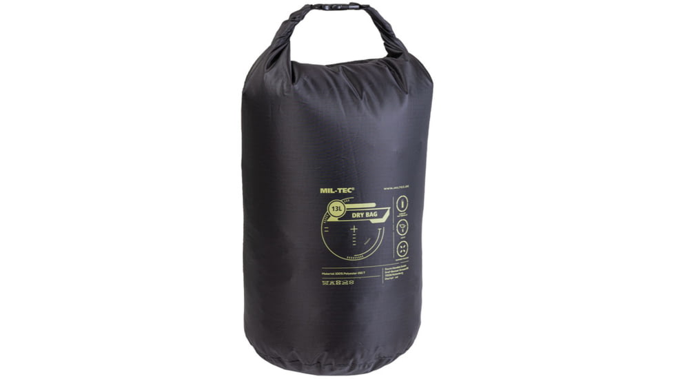 MIL-TEC 13 L Dry Bag, Black, 13L, 13878102
