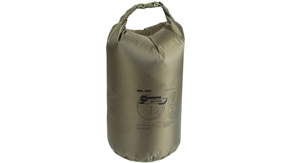 MIL-TEC 13 L Dry Bag, Olive Drab, 13L, 13878101