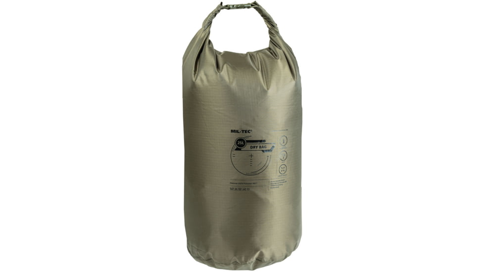 MIL-TEC 25L Dry Bag, Olive Drab, 13878201