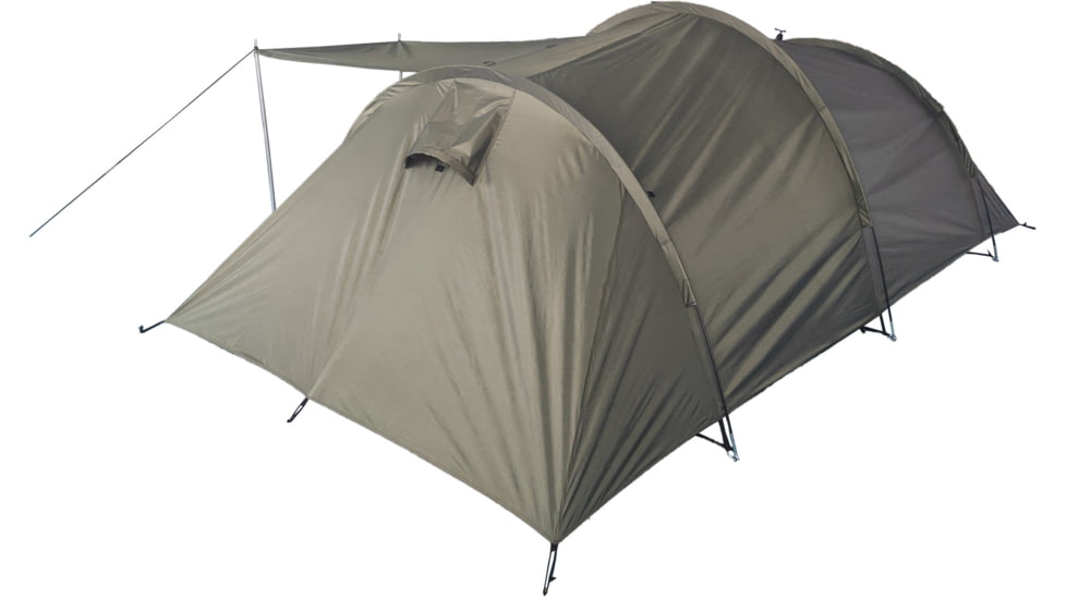 MIL-TEC 3-Person Tent w/Storage Space, Olive Drab, 14226000