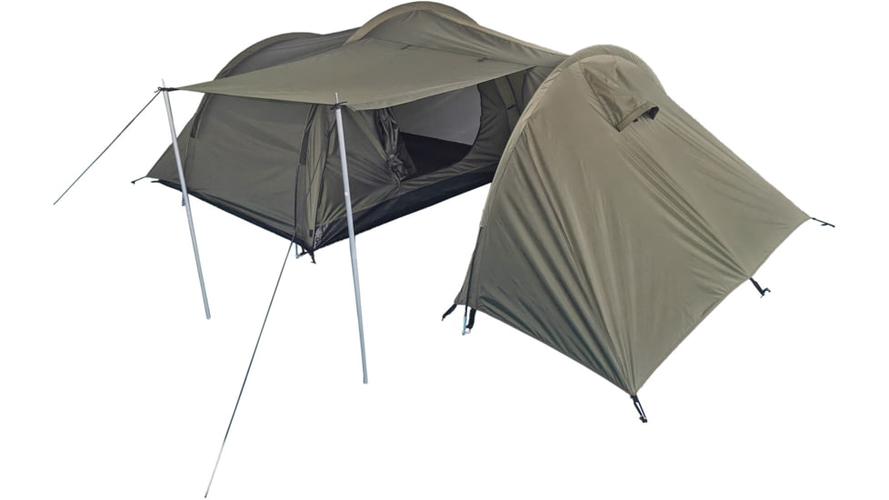MIL-TEC 3-Man w/Storage Space Tent, Olive Drab, 14226000