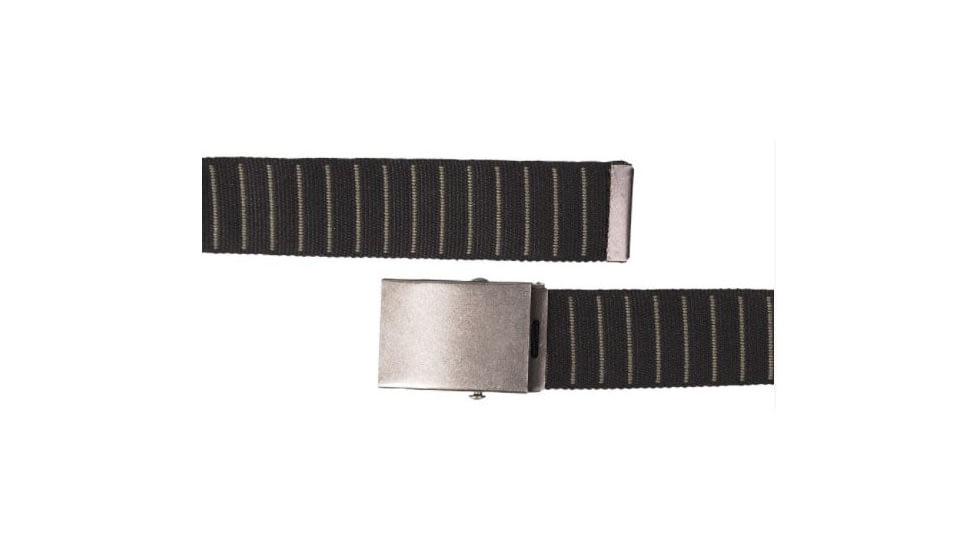 MIL-TEC 40mm Belt W/Stone Washed Buckle, Black/OD, One Size, 13172502