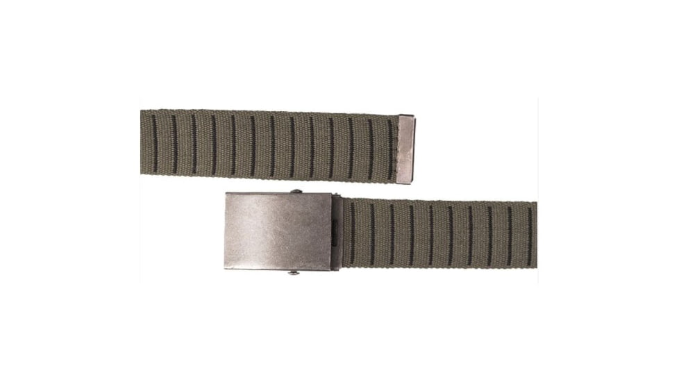 MIL-TEC 40mm Belt W/Stone Washed Buckle, OD/Black, One Size, 13172501