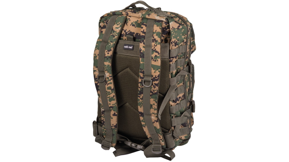 MIL-TEC Assault Backpack, Digital Woodland Camo, 36L, 14002271