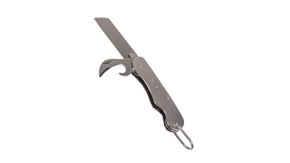 MIL-TEC British Army Assisted Opening Folding Knife, 2.5in, Stainless Steel, Steel Handle, 15338000