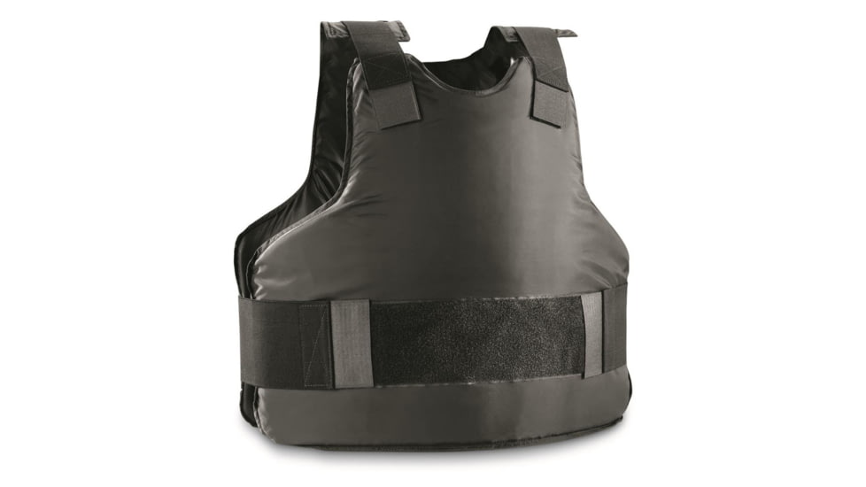 MIL-TEC British Stab-Proof Vest, Black, Medium/Large, 16236050-002
