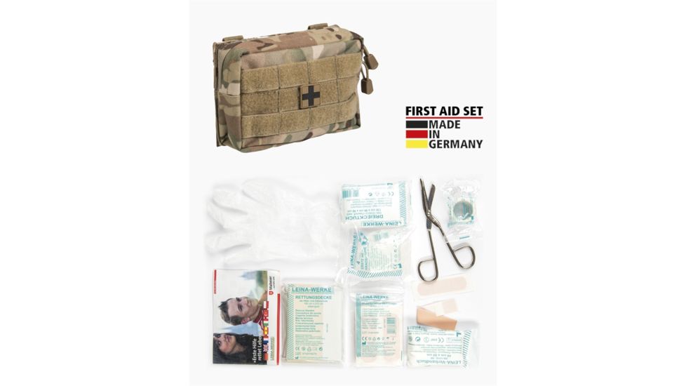 MIL-TEC 25-Piece First Aid Set, Multitarn Camo 16025349