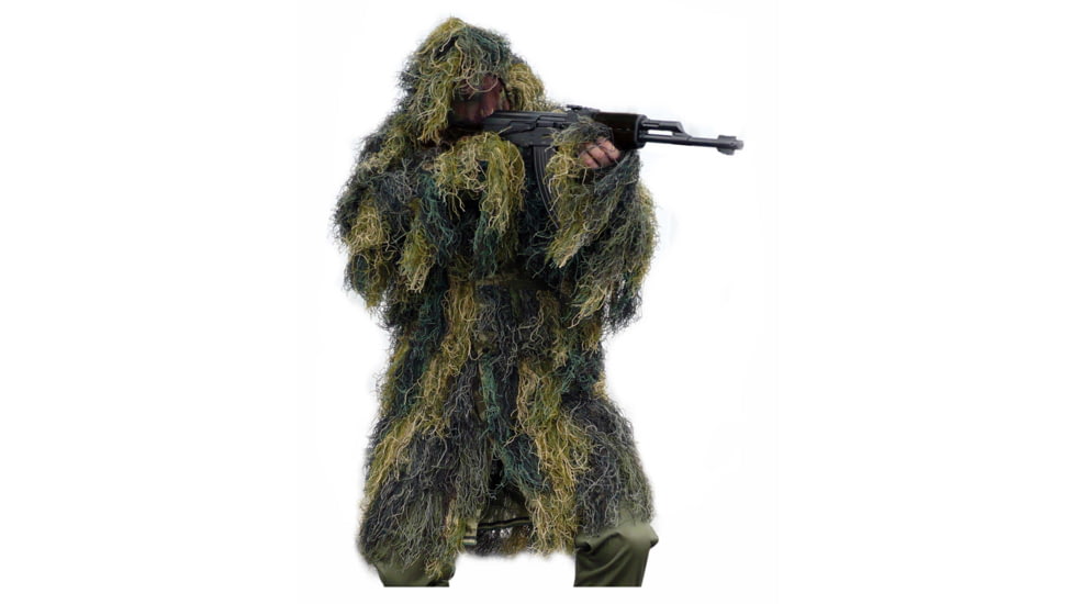 MIL-TEC FR Ghillie Parka - Mens, Woodland Camo, Extra Large/2XL, 11962120-003