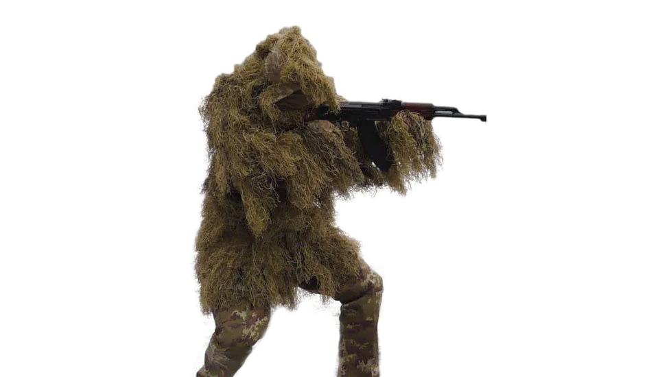 MIL-TEC Mil-Tec FR Ghillie Parka, Desert Camo, Medium/Large, 11962160-002