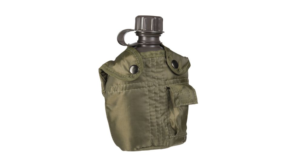 MIL-TEC Plastic Canteen, Olive Drab, 1 qt., 14505001