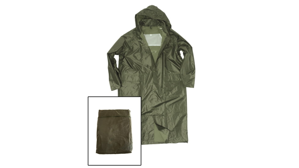 MIL-TEC Raincoats - Men's, Olive Drab, Small, 10625201-902