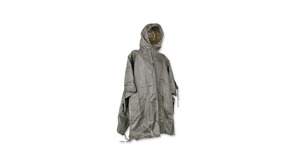MIL-TEC Ripstop Wet Weather Poncho, Olive Drab, One Size, 10630001