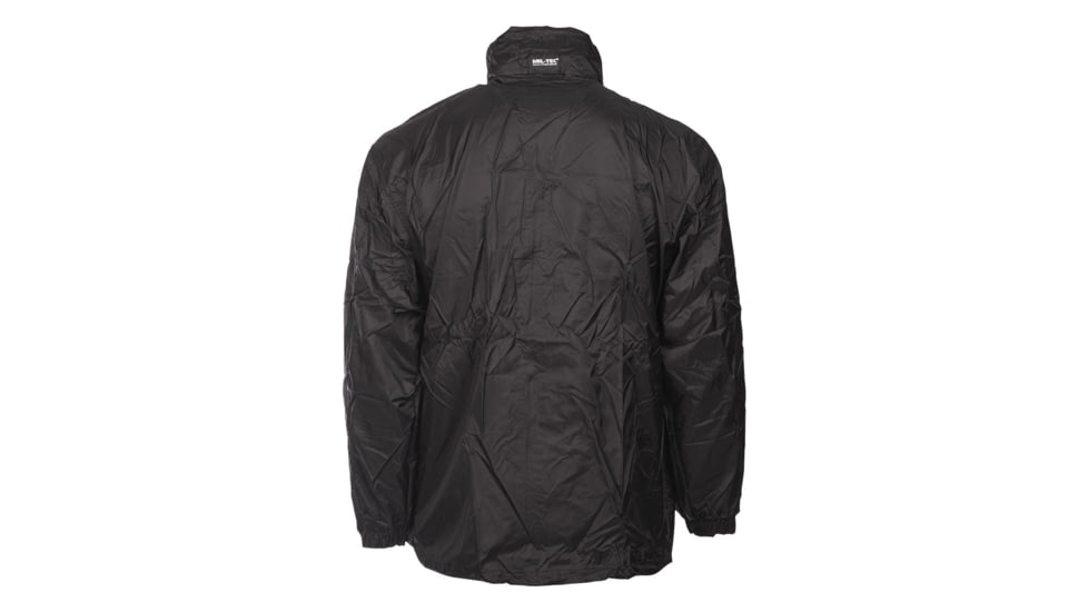 MIL-TEC Security Windbreaker Jacket - Mens, Black, Medium, 12055002-903