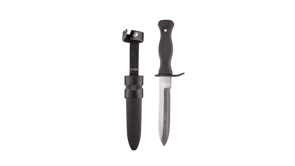 MIL-TEC Combat Knife, 5.7 in, Black, 15362002