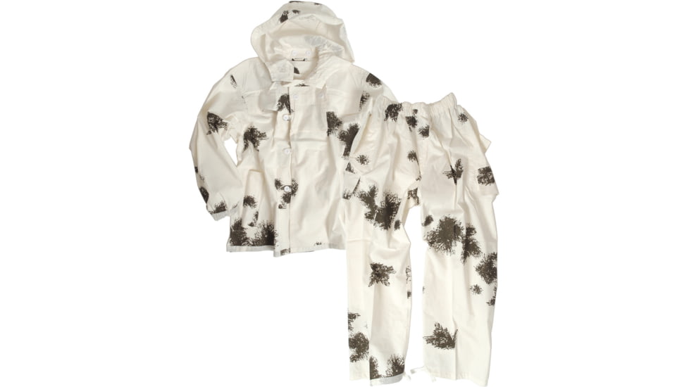 MIL-TEC Cotton Suits - Mens, Snow Camo, Extra Large, 11971000-905