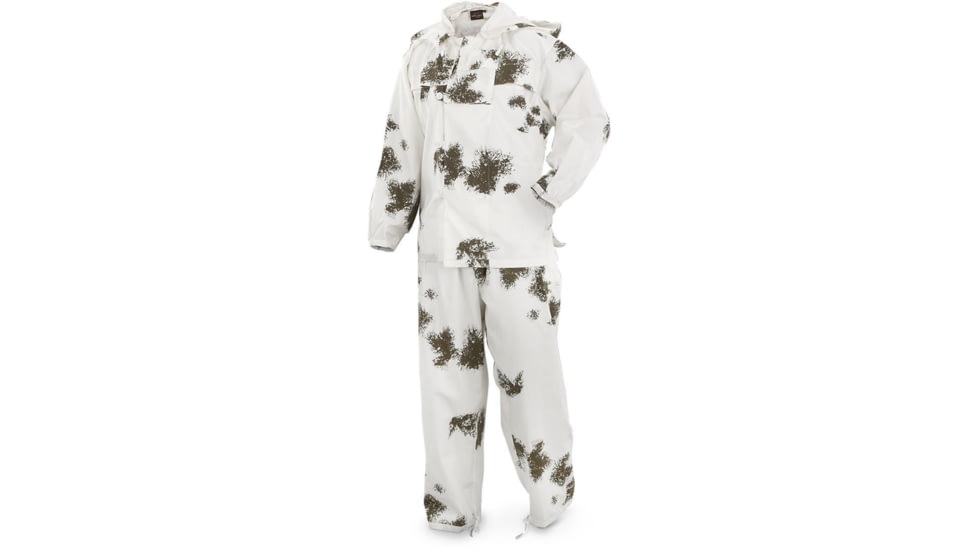 MIL-TEC Cotton Suits - Mens, Snow Camo, Extra Large, 11971000-905