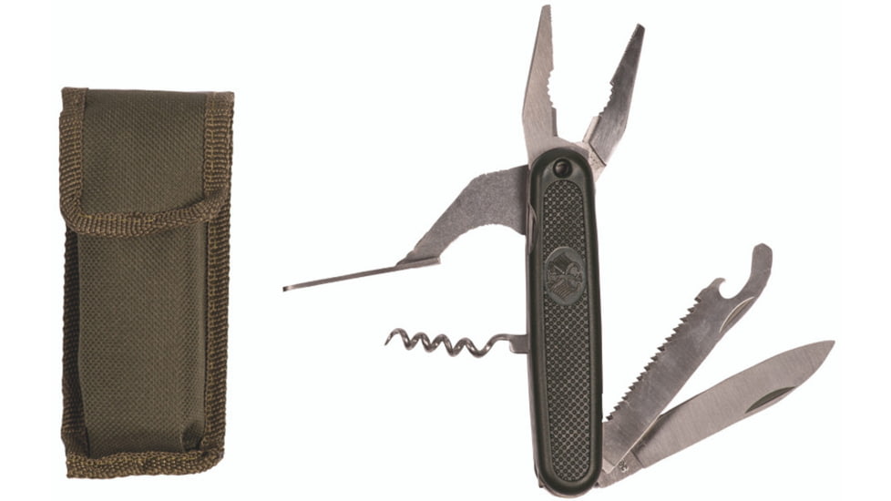 MIL-TEC German Style Pocket Tool, Olive Drab, 15406000