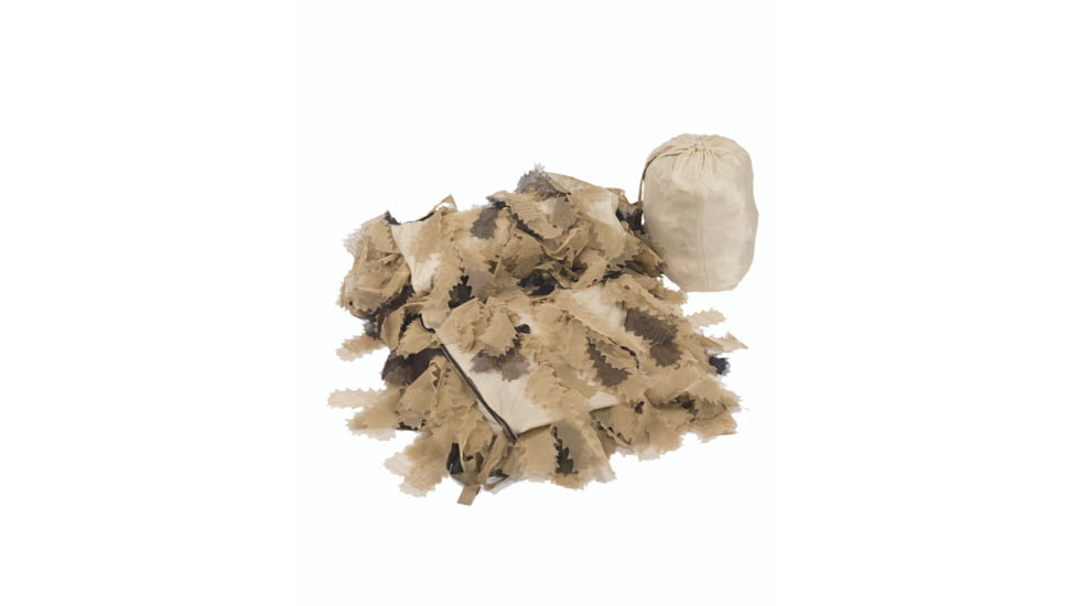 MIL-TEC Oak Leaf Ghillie Cover, Desert Camo, 11961660