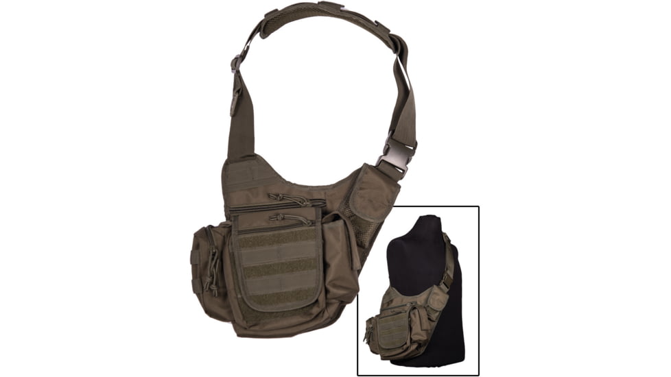 MIL-TEC Multifunction Sling Bag, Olive Drab, 13726501