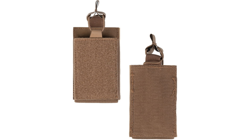 MIL-TEC Single Mag Pouch W/Hook &amp; Loop, Dark Coyote, 13496119