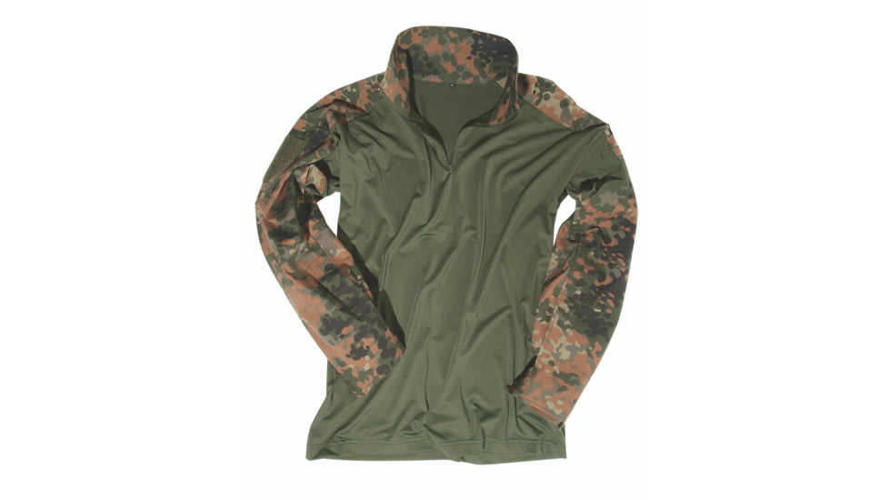 MIL-TEC Tactical Field Shirt - Men's, Flecktarn Camo, 3XL, 10920021-907