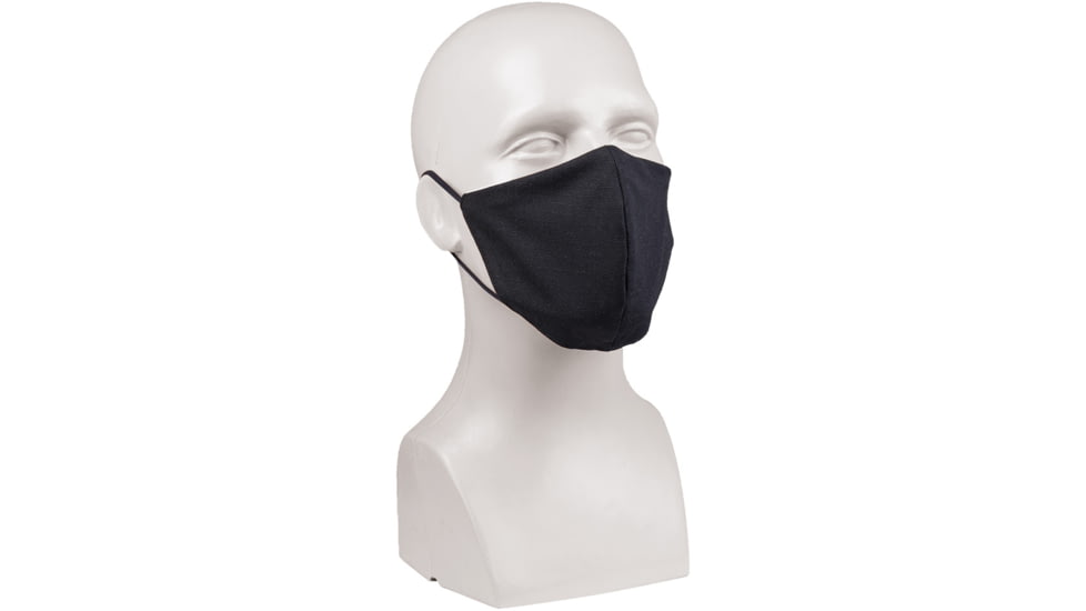 MIL-TEC V-Shape Facemask, Black, Adjustable, 12670402