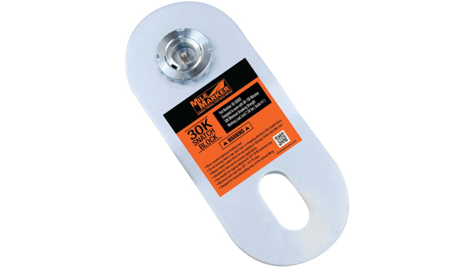 Mile Marker Snatch Block, 20.000 lb Rating, 60-50083