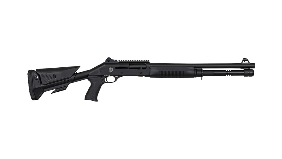 Military Armament Corp 1014 Breacher 3in Tactical Semi-Auto Shotgun, 12 Gauge, 18.5in BBL, Synthetic Black Stock, 1 Mag Included, 5RD Capacity, Blued Black, 21000154