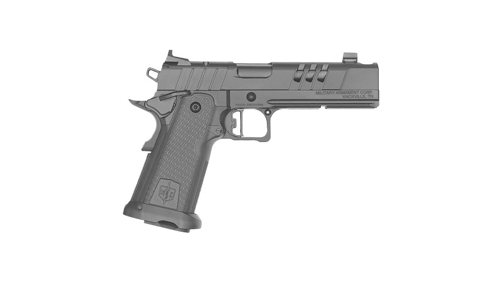 Military Armament Corp 9DS-D AOS Comp Semi Auto Pistol, 9mm Luger, 4.9 in Barrel